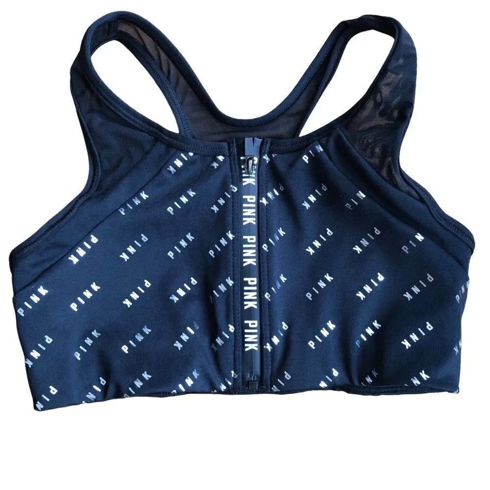 Victorias Secret sports bra ultimate size small front zipper size Small